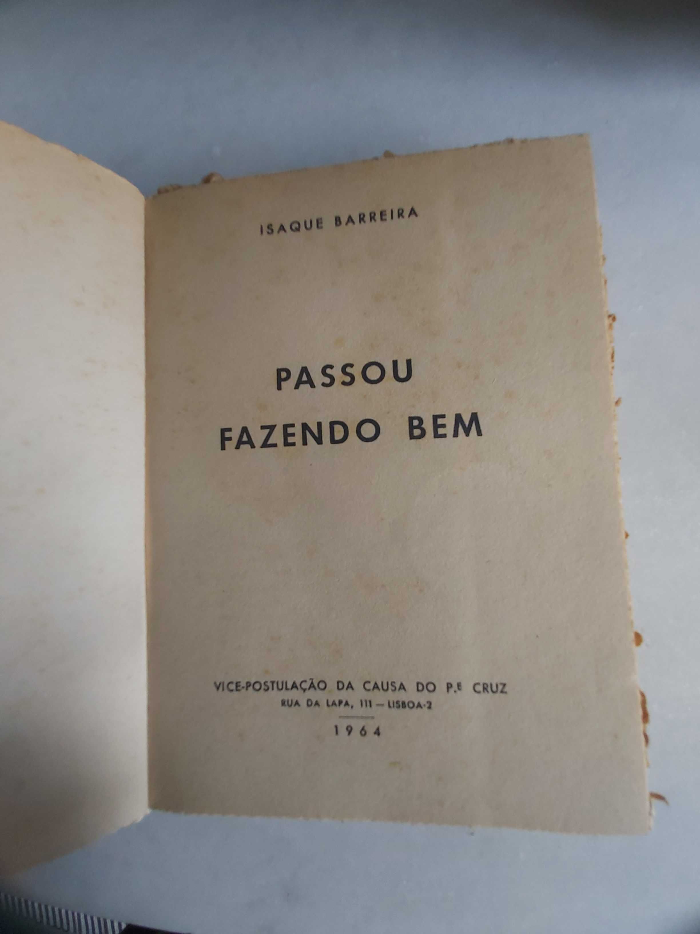 Livro biografico Passou fazendo bem