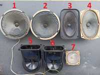 Звуковые динамики колонки автозвук акустика магнитофон магнитола
