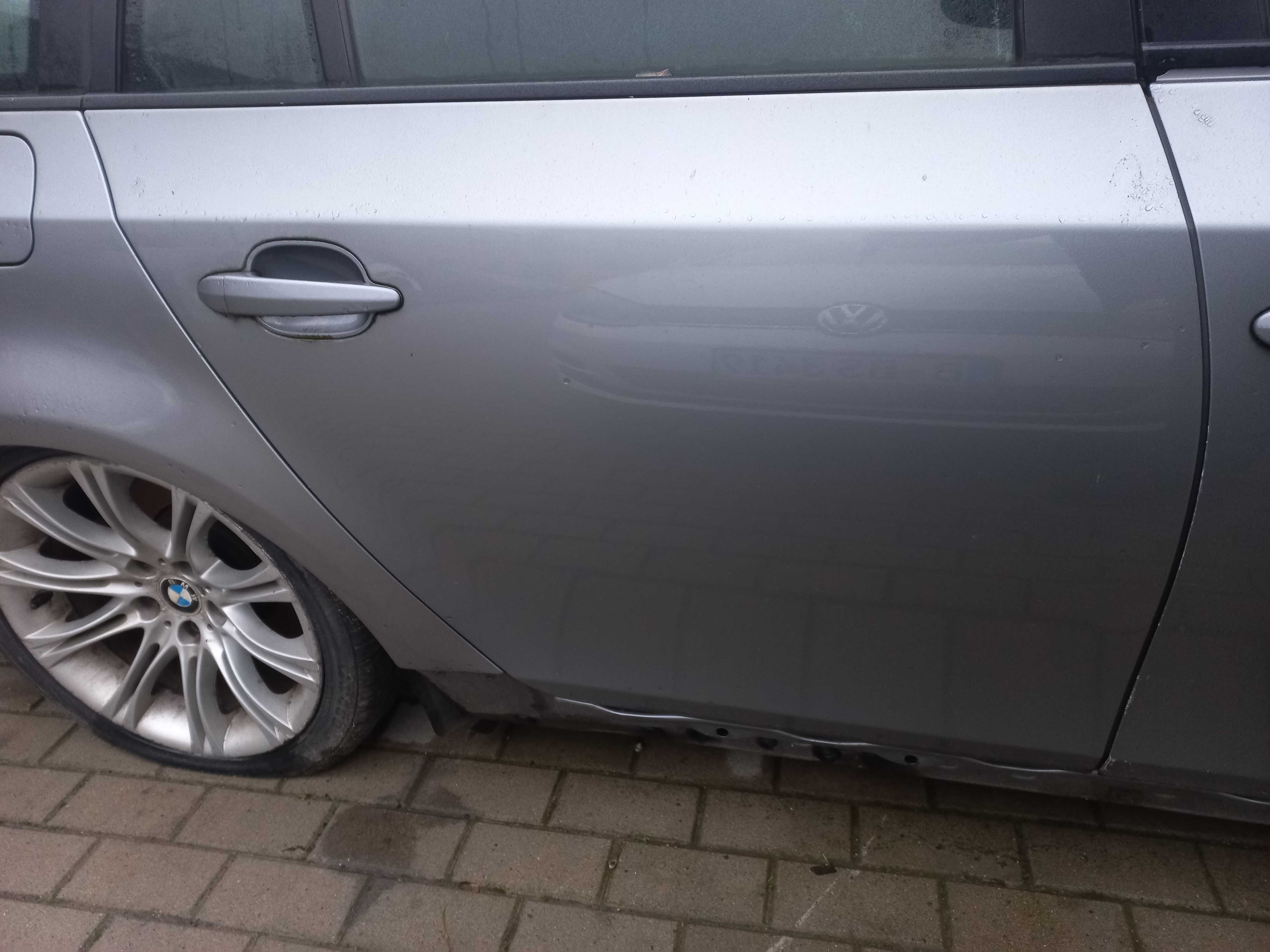 BMW E60 E61 drzwi Silbergrau