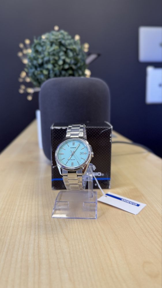 Оригінальний годинник Касіо Tiffany Blue MTP-1302PD-2A2FEV