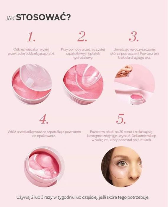 Hydrożelowe Ultranawilżające Płatki pod Oczy Mary Kay 30 par. -60 szt.