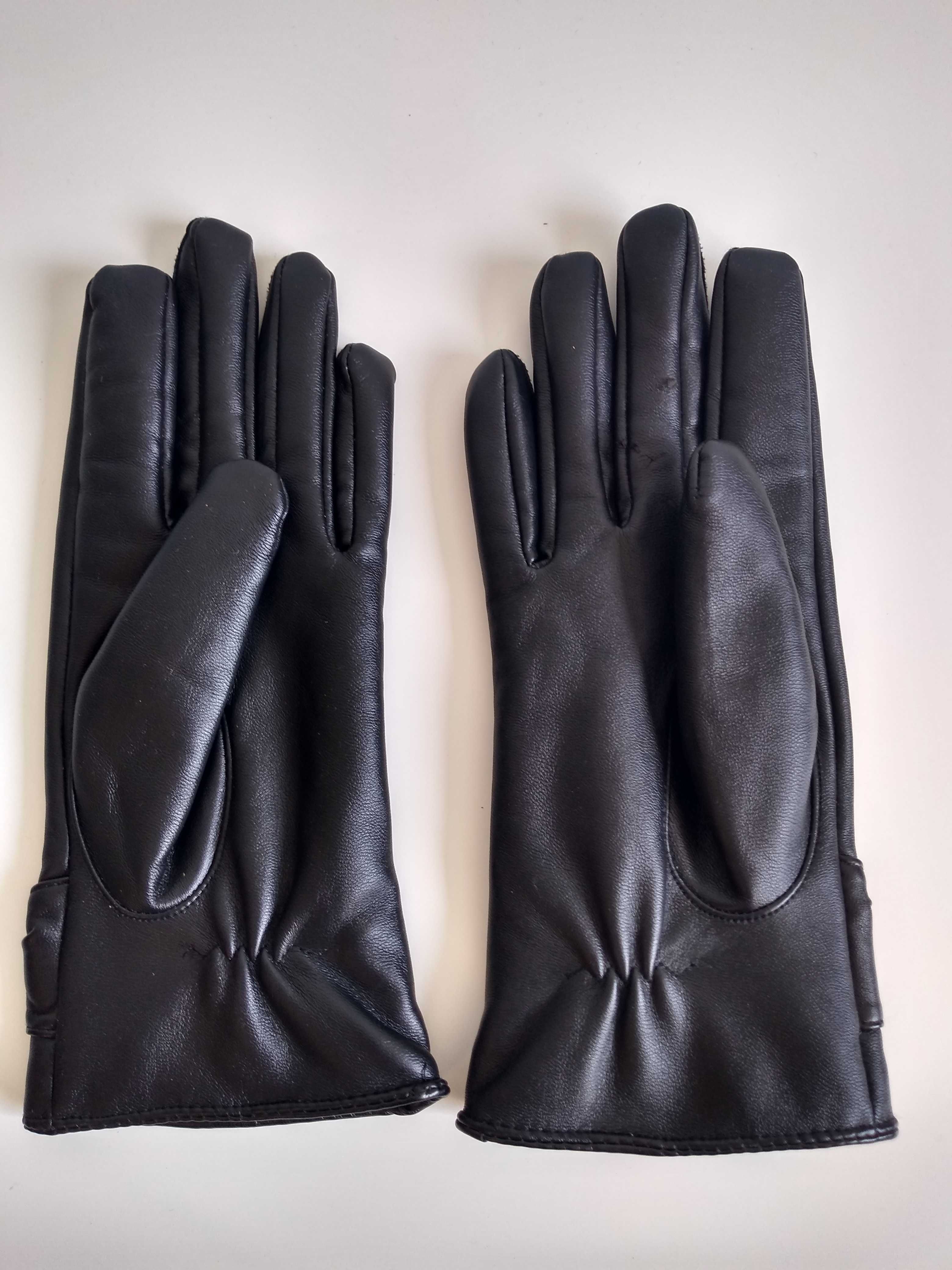 Rękawiczki damskie skórzane 8,5x22 cm
