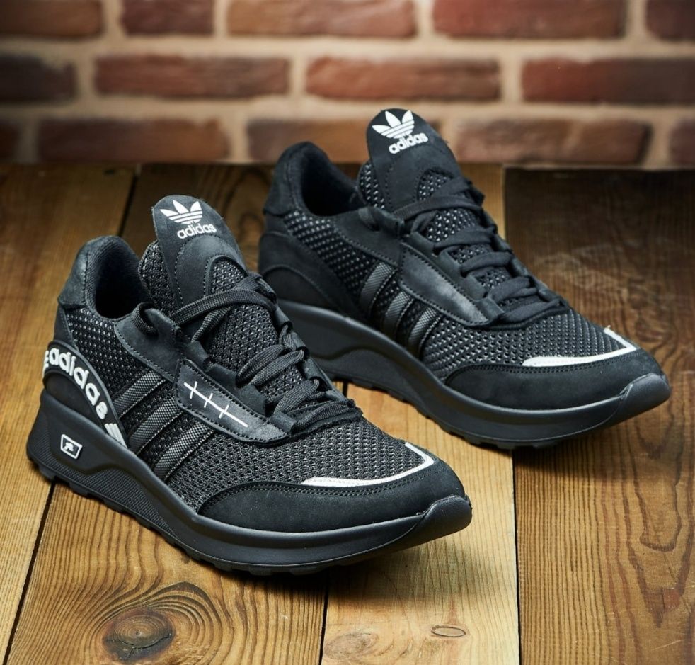 Летние кроссовки Adidas 40-45 black