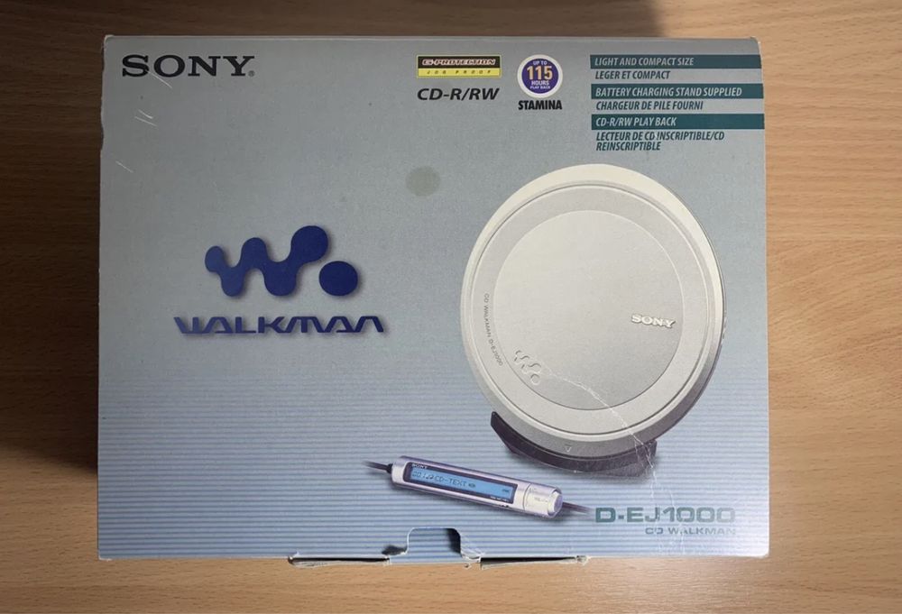 SONY D-EJ1000 CD Walkman Portable CD FULL