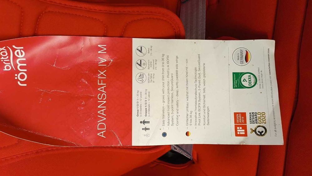автокрісло дитяче Britax Romer Advansafix ІV M