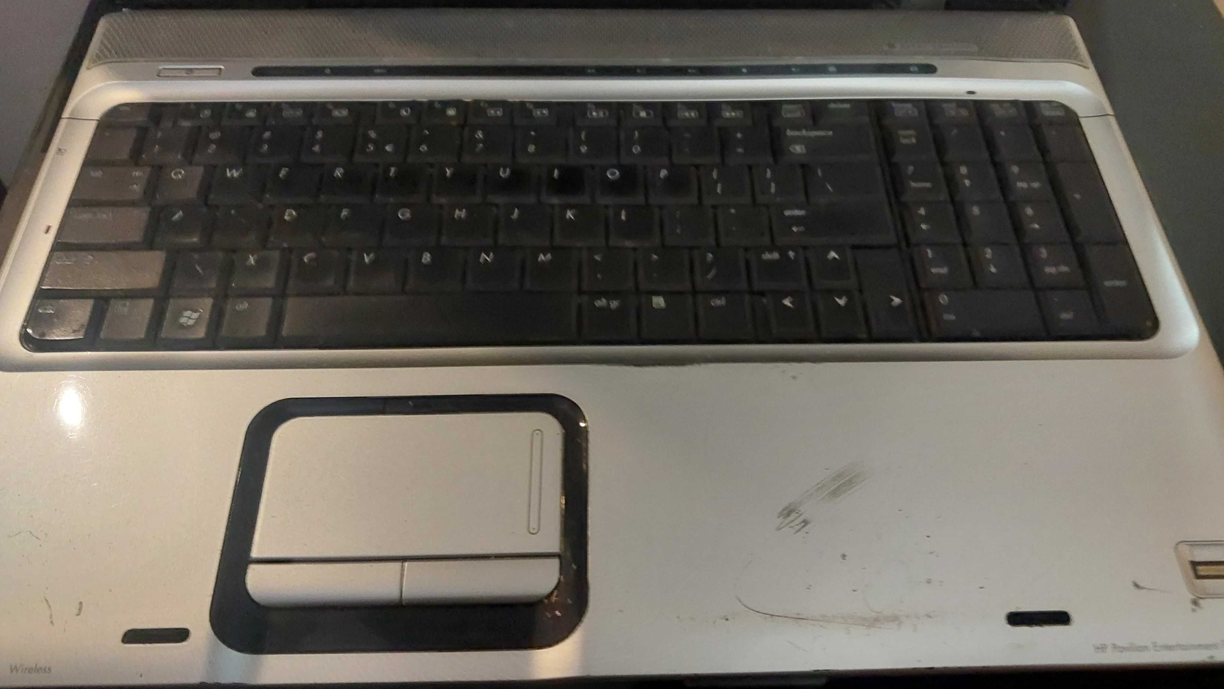 Laptop uszkodzony złom HP pavilion DV9625ew