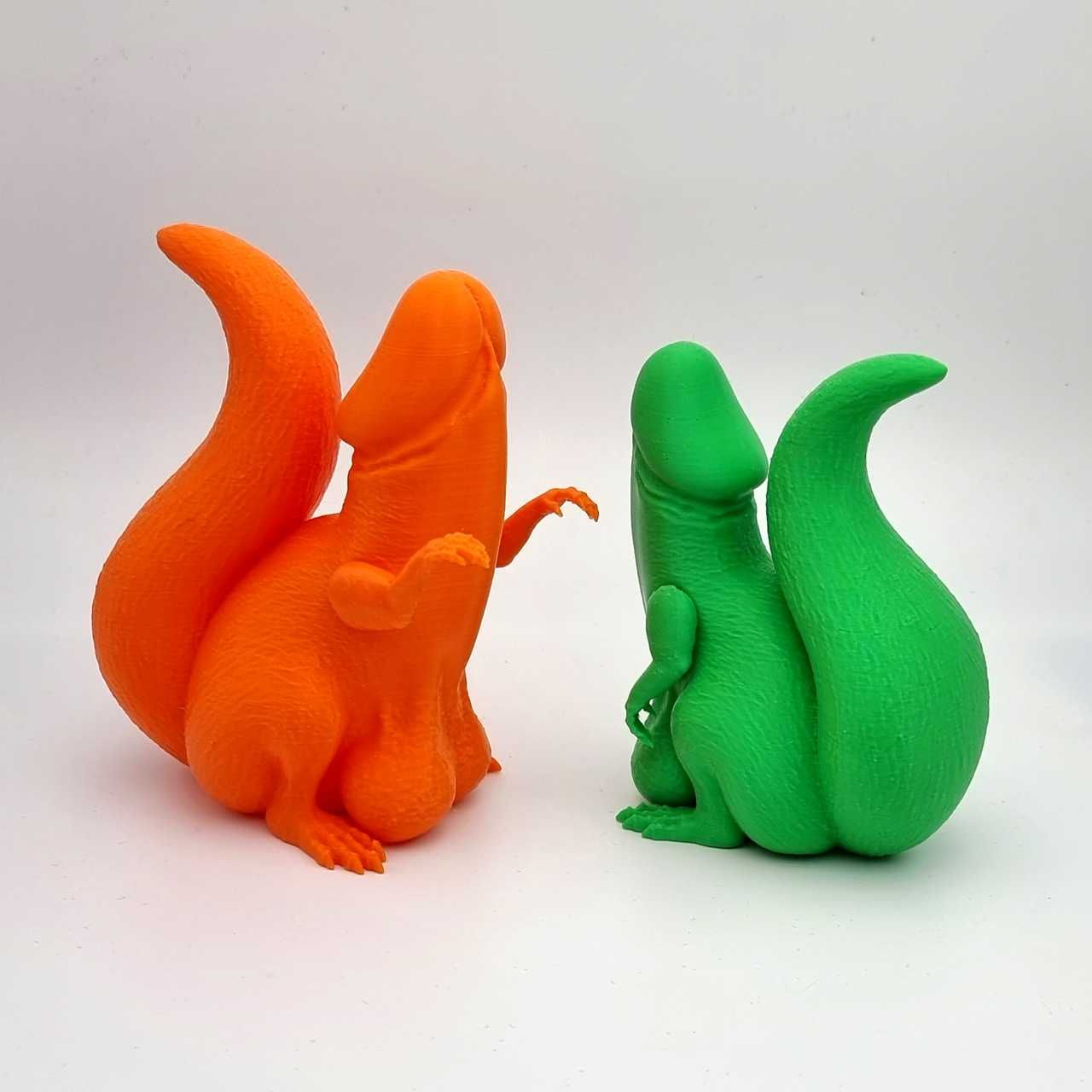 Figura Esquilo Peculiar 3D | Presente Divertido Adulto