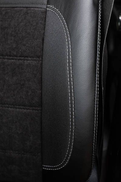 Чехлы экокожа комбинированные алькантара Nissan/Toyota/Chevrolet/Skoda