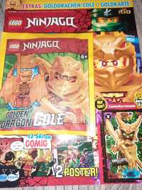 Lego Ninjago gazetka z figurką Golden Dragon Cole