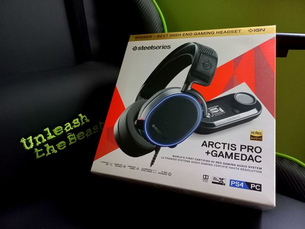 Słuchawki SteelSeries Arctis Pro + GameDAC  - NOWE