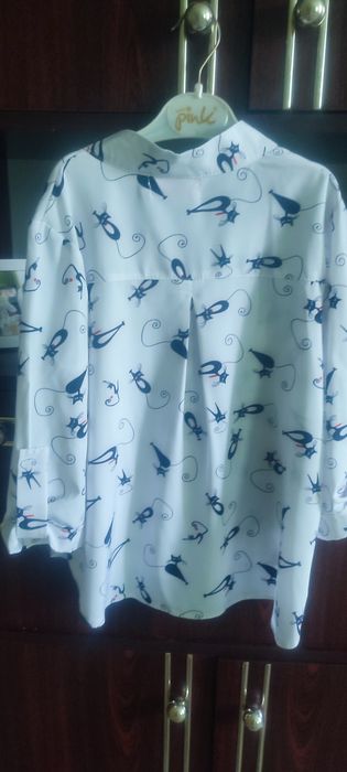 Блуза, рубашка для дівчинки 6-8 років в школу