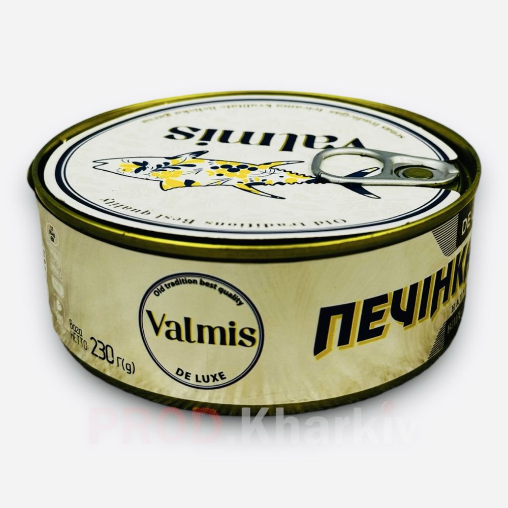 Печень трески натуральная  Valmis Premium 230 грамм