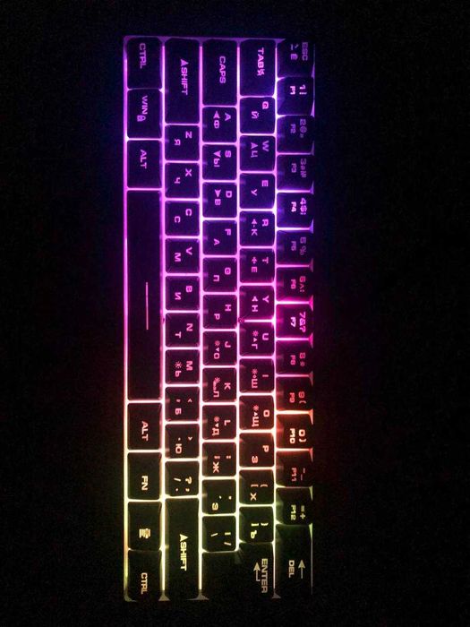Механічна клавіатура 60% USB | Ігрова та офісна