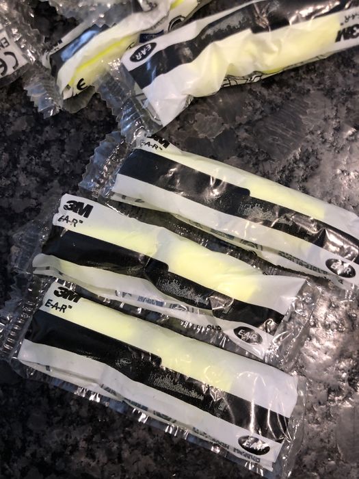 25x STOPERY zatyczki wkładki DO uszu OSZ 3M wyciszenie bezsenność