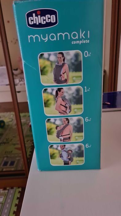 Marsupio myamaki chicco evolutivo multiposiçoes com redutor