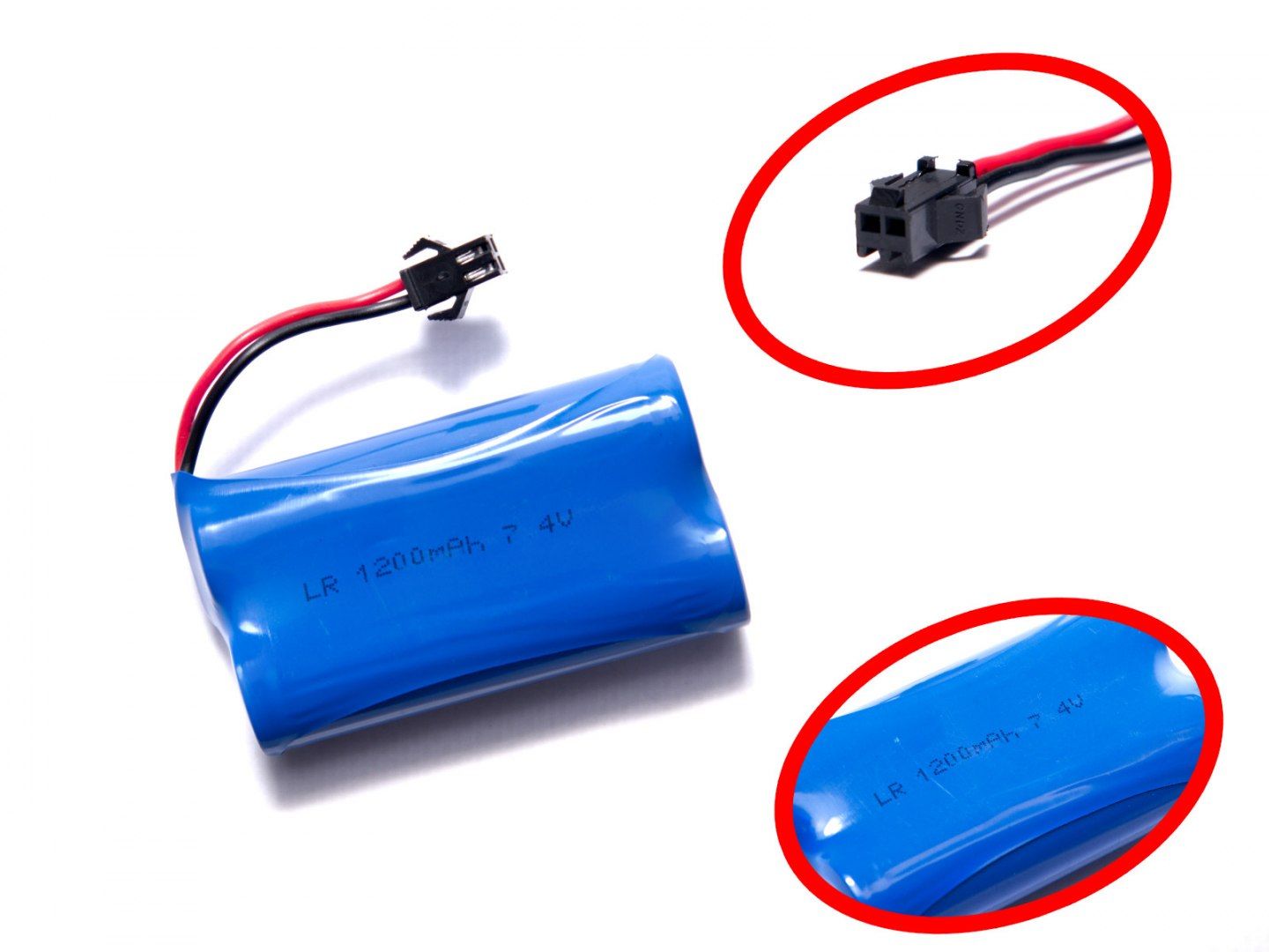 Część aku NQD Land Buster 7.4V 1200mAh nowa wersja