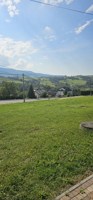 Działka budowlana 10.5 ara Bysra k.Gorlic