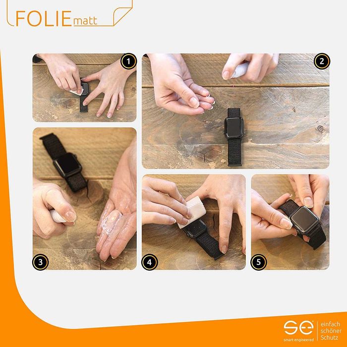 Поліуретанова плівка 2шт на смарт годинник / фітнес браслет