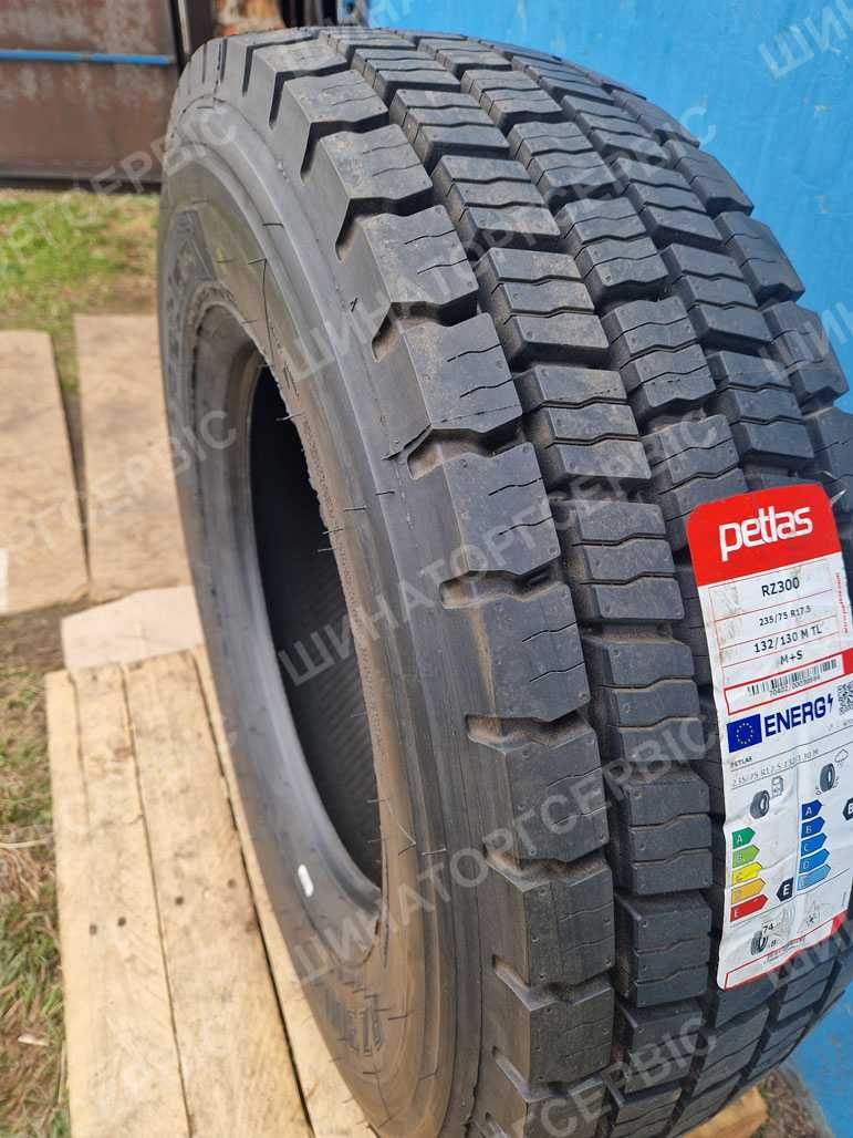 Шини 235/75 R17,5 тяга Petlas RZ300 тяга 132/130M