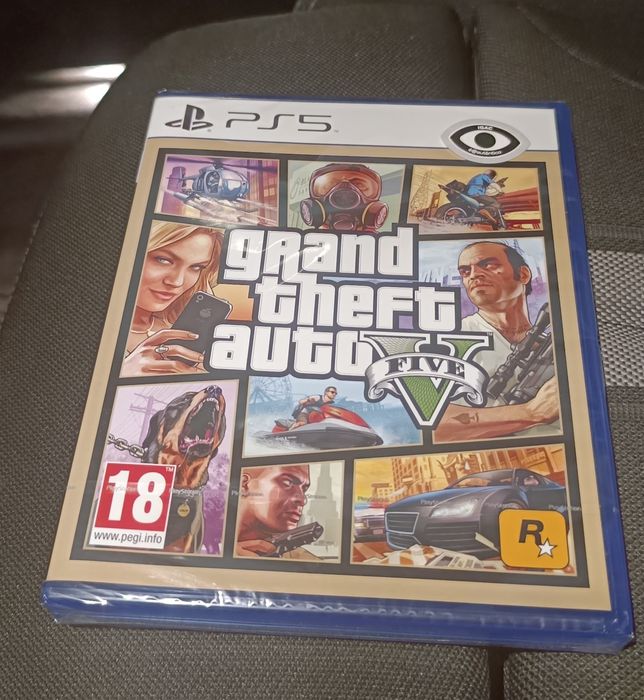 GTA v PS5 novo embalado