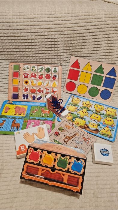 Дерев'яні ігри. Лото, вкладки,розвиваюча іграшка, Сегена,  Нікітіна, п