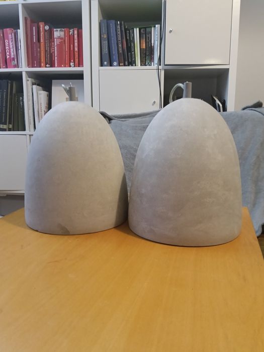 Lampy sufitowe Zuma Line betonowa | 2 szt. | styl loft / industrial