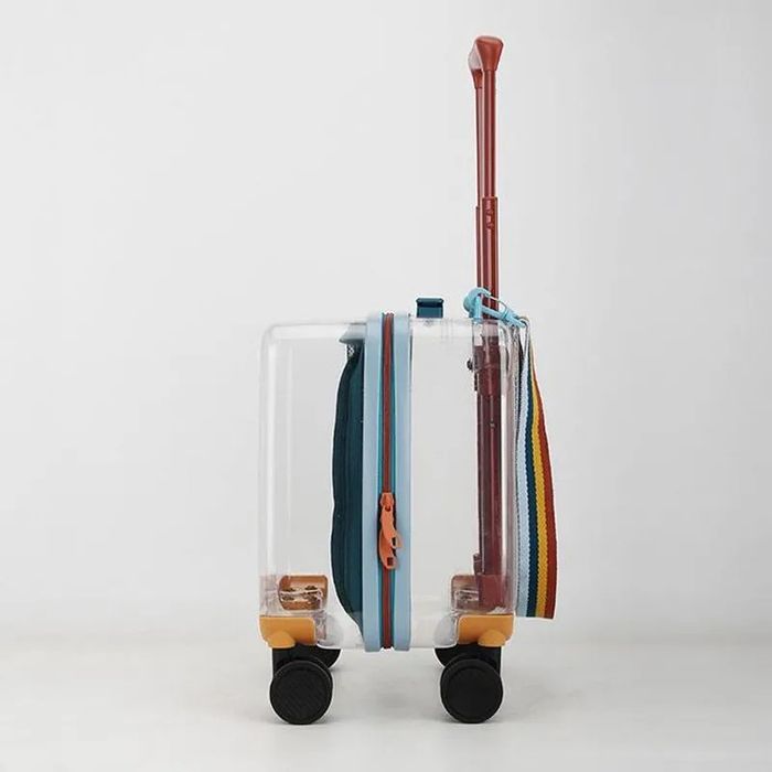 Прозора валіза, нова,  дитяча або ручна поклажа, регулюється ручка