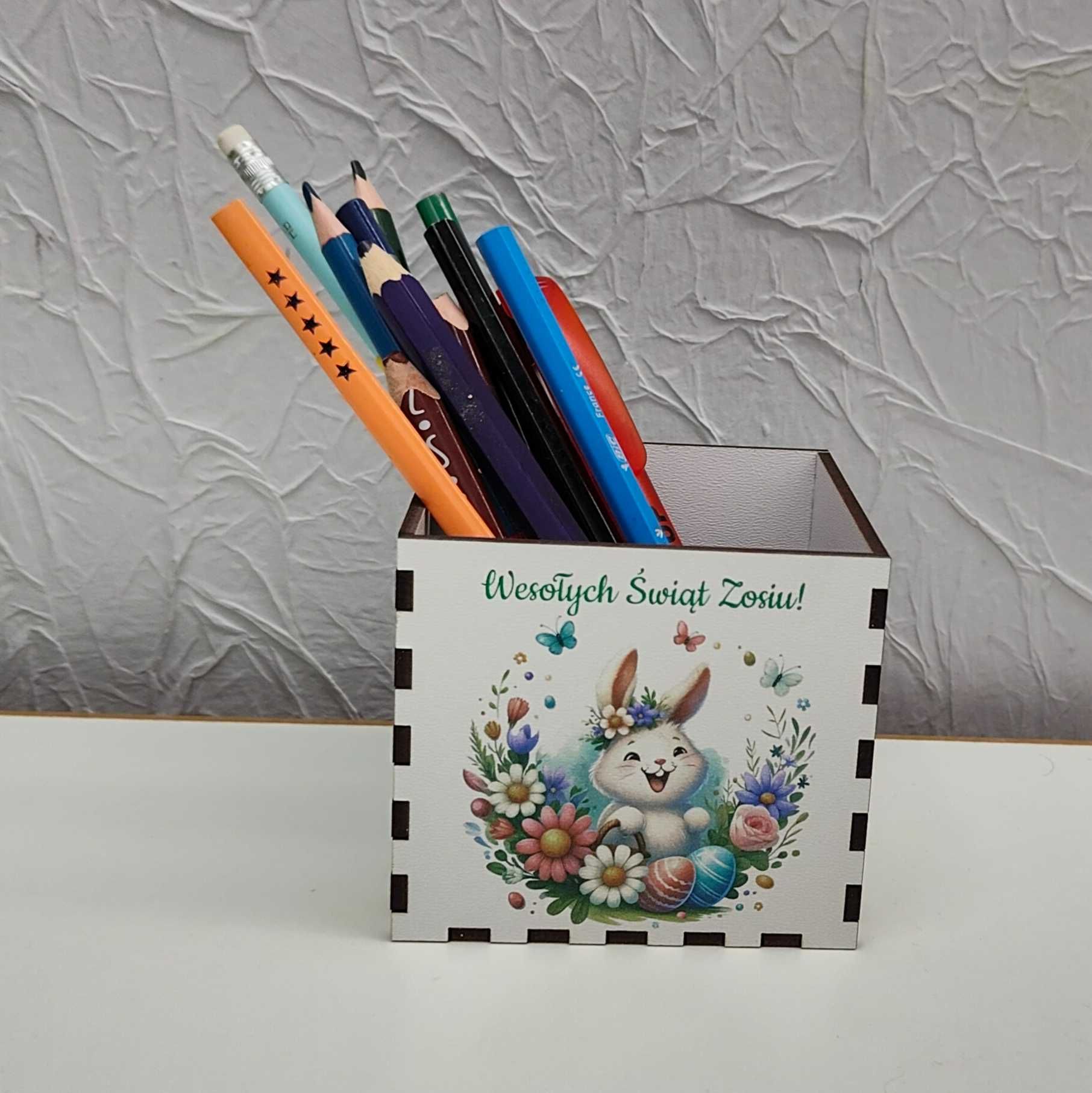Organizer box pudełko na słodycze kredki przybornik Wielkanoc 12 wz