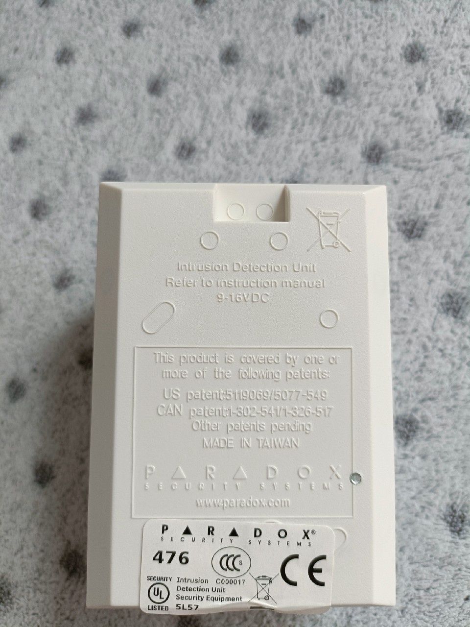 PARADOX czujka do systemu alarmowego PIR PRO+ PLUS 476