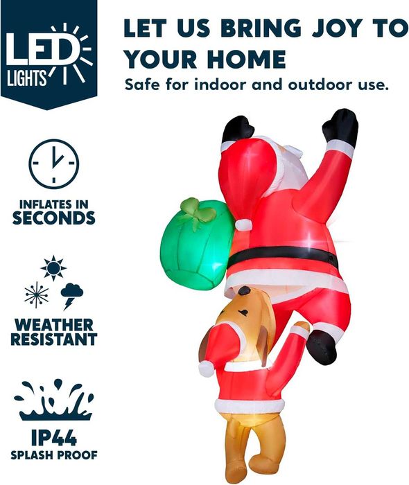 NOWY mikołaj LED ozdoba świąteczna choinka sztuczna do ogrodu sople