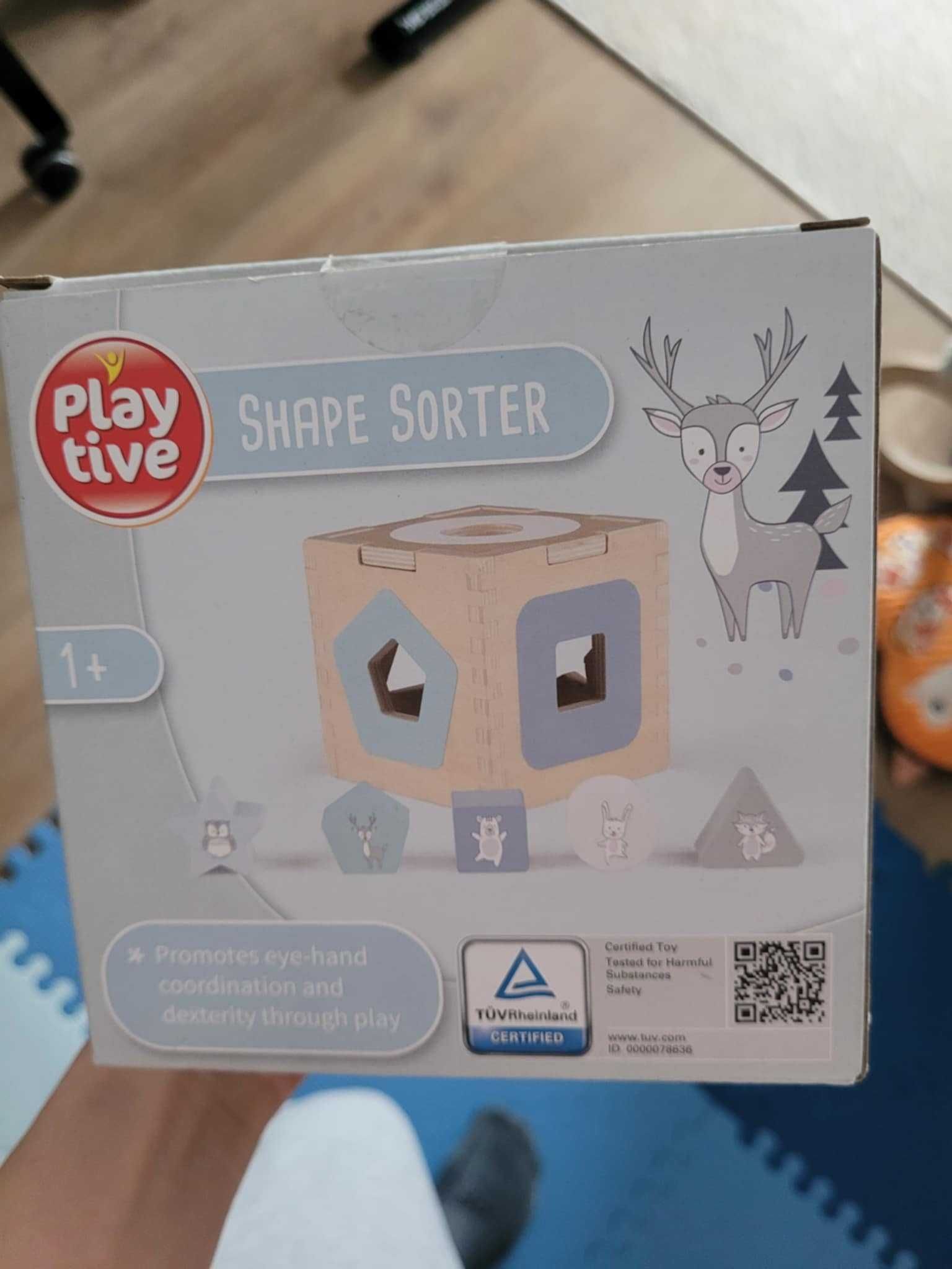 Drewniany sorter/kostka edukacyjna playtive