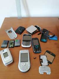 Telefones Nokia e Blackberry