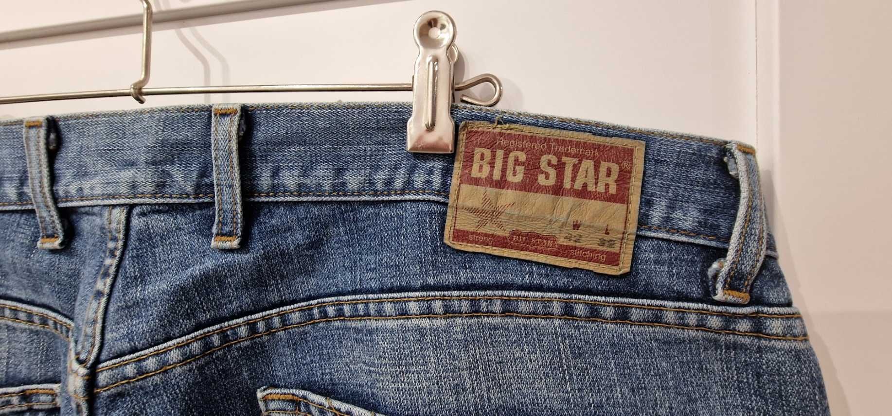 Niebieskie jeansy Big Star w rozm.: 42/32