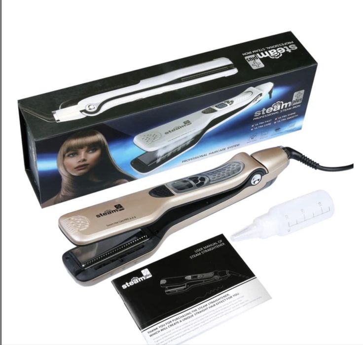 Паровий випрамляч для волосся професійний утюжок