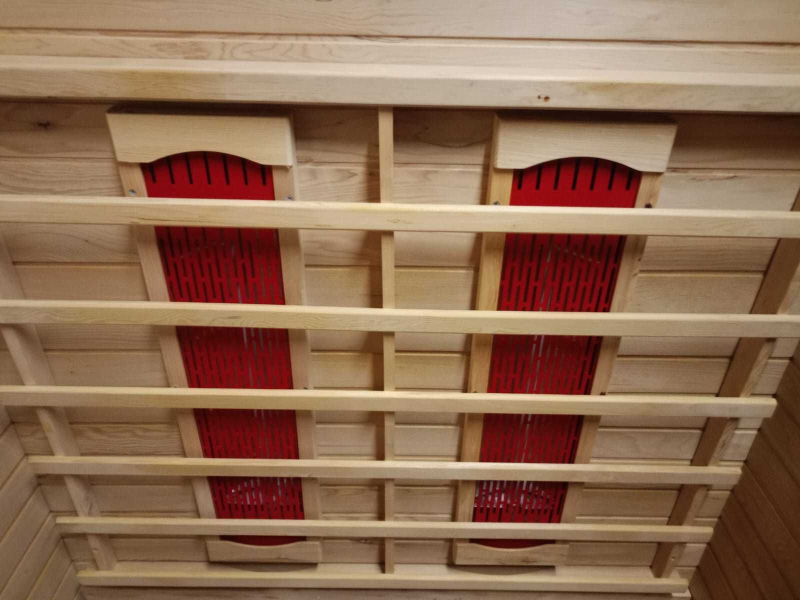 Sauna infrared infrarot na podczerwień 2os home deluxe
