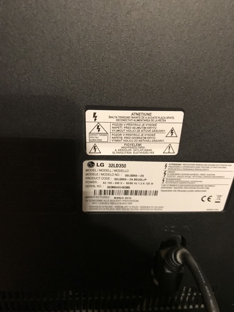 Telewizor LG 32 cale stan bd