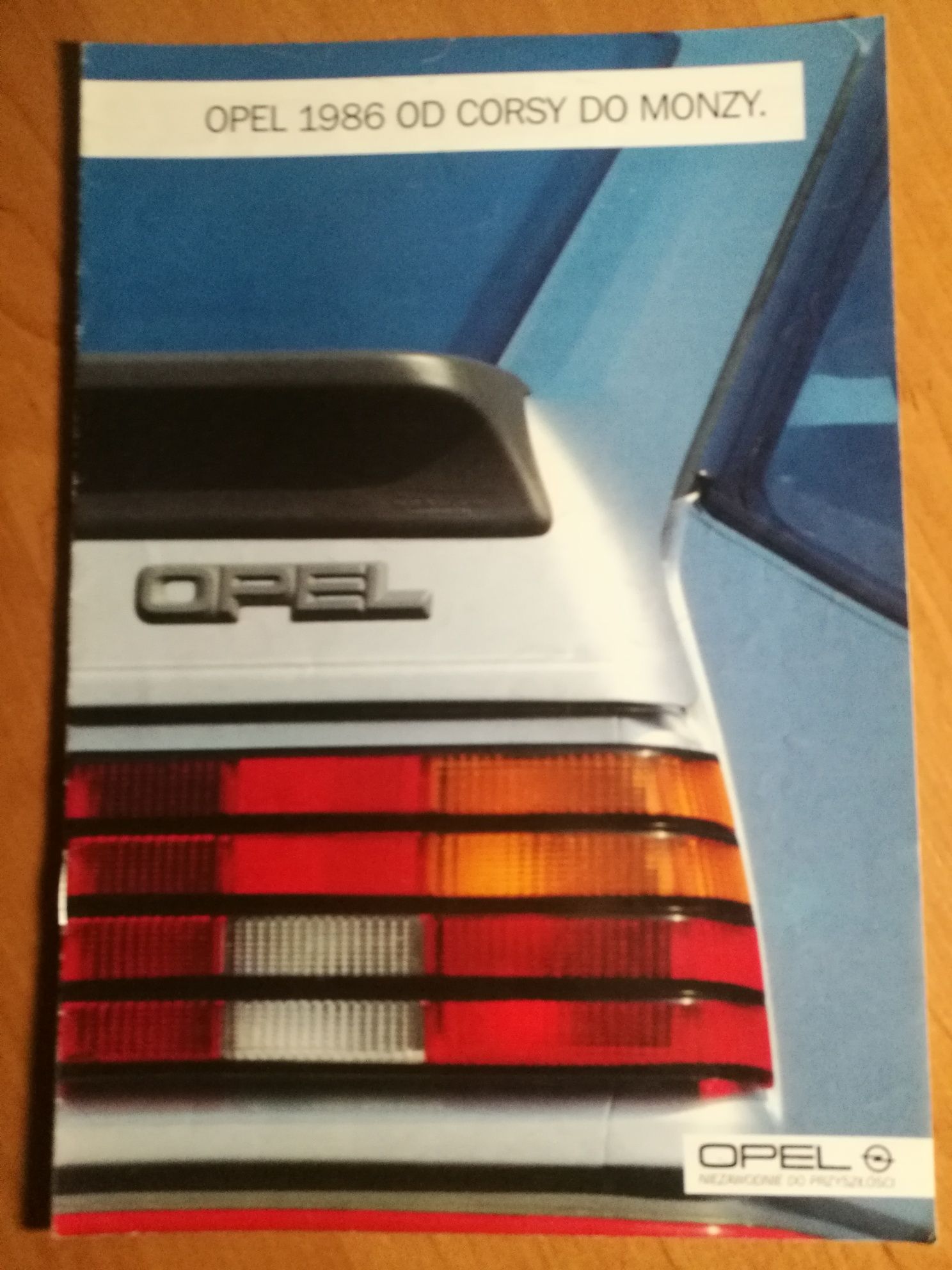 Prospekt Opel 1986 od Corsy do Monzy