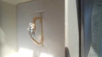 Pierścionek Zaręczynowy / Engagement ring - Diament i złoto rozmiar 10