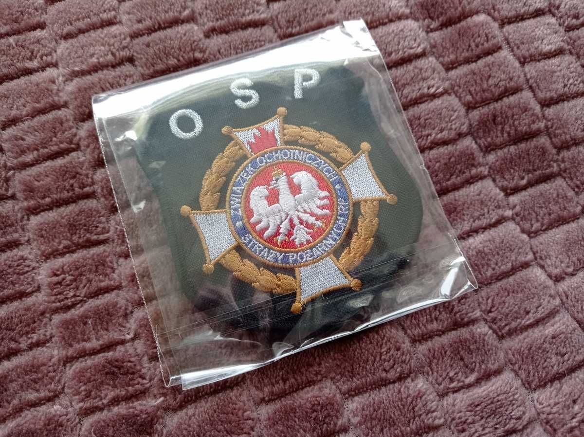 Naszywka Emblemat OSP Rzep 2szt. - NOWE!