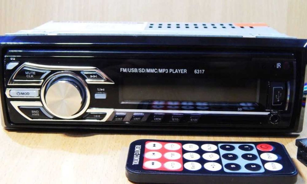 Стерео магнитола с пультом автомагнитола Pioneer 6317