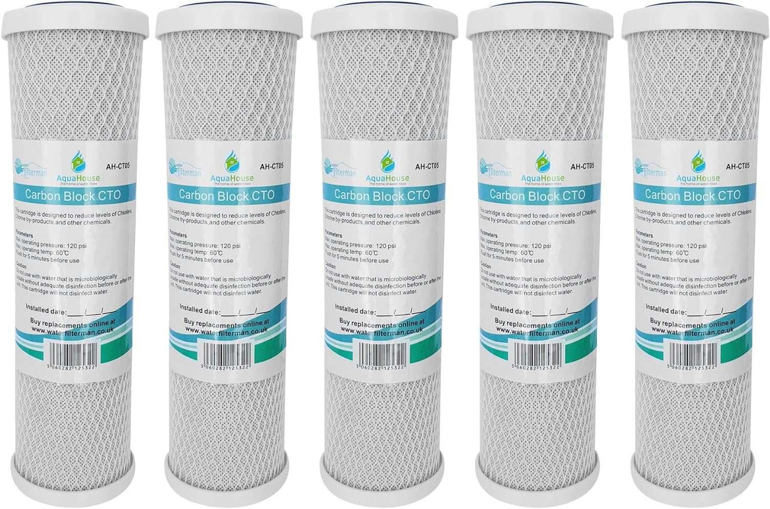 AquaHouse Filtry do systemu odwróconej osmozy AH-CT05 5-pak