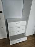 Biała komoda 80x70x40