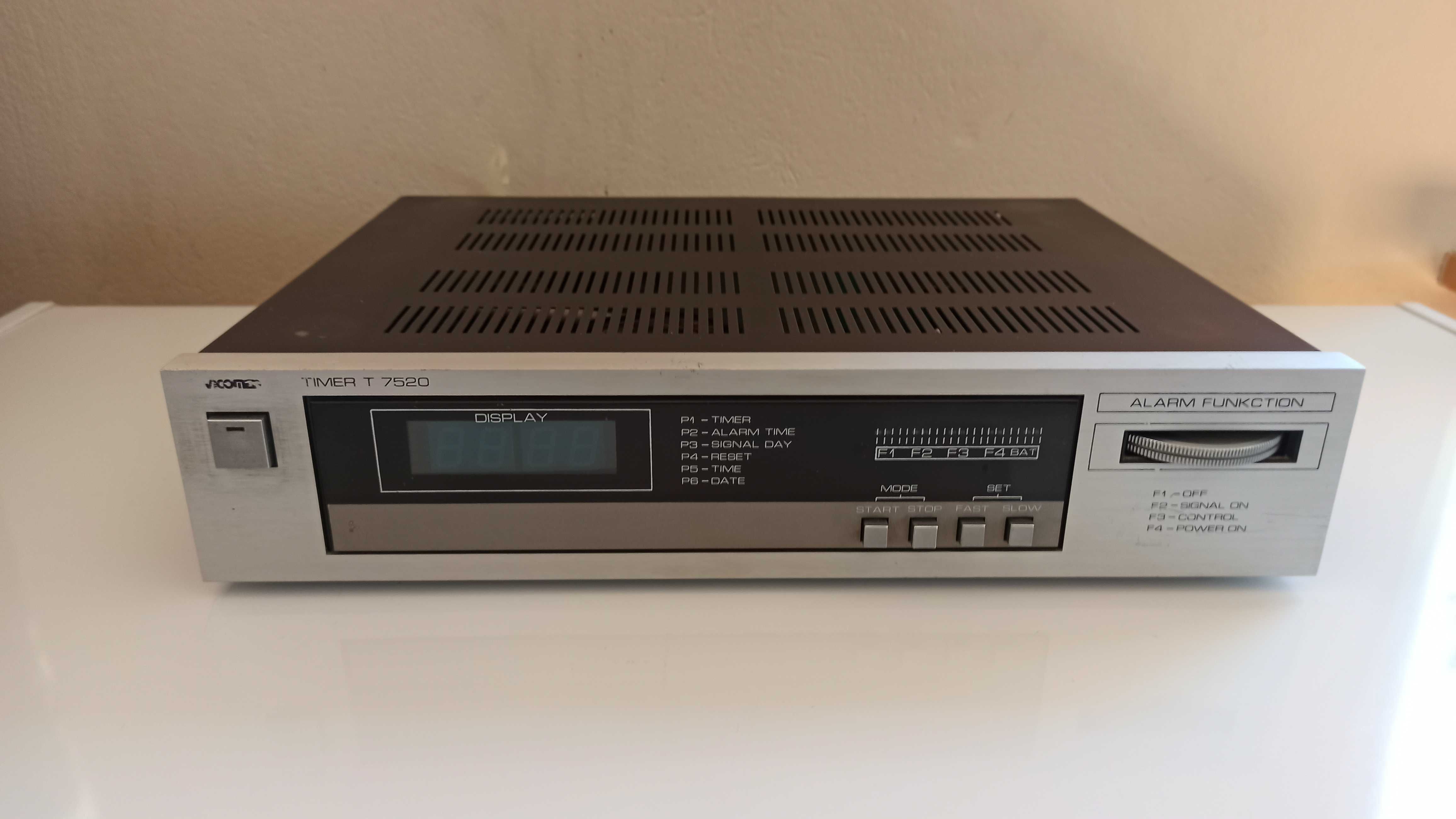 Timer zegar cyfrowy Unitra do wieży Midi Diora Vicomed T-7520 srebrny