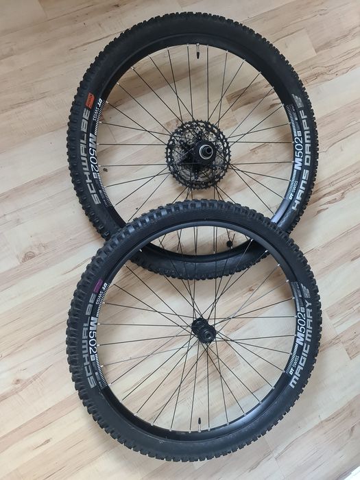 Koła rowerowe 29 Dt swiss Schwalbe 12x148 15x110 + tarcze Slx