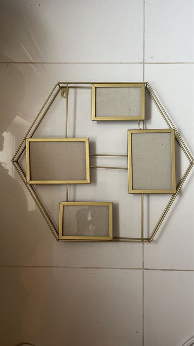 Рамка для фотографий золотая колаж 4 фото 10/15 18/13