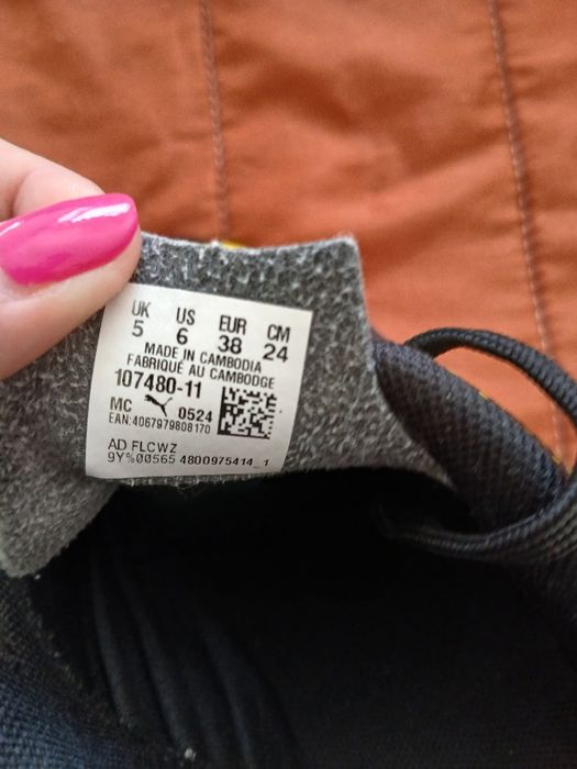 Chuteiras Puma tam 38 usadas uma vez