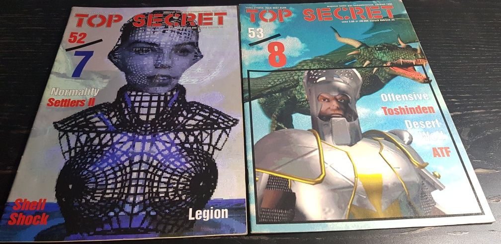 Czasopismo Top Secret rok 1996 plus ekstrasy