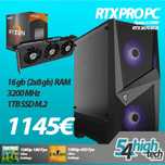 Computador gaming novo - "RTX PRO PC" - Ryzen 5 5500 / RTX 3070