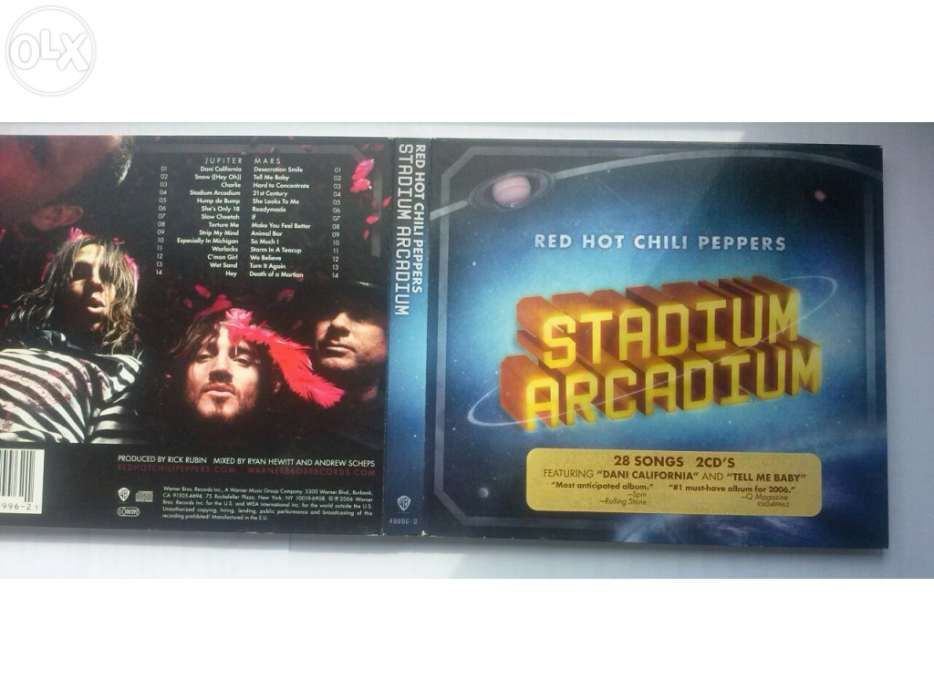 Cd duplo Red Hot Chili Peppers “Stadium Arcadium” original, como novo