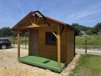 Domek*Biuro*Drewniany 3x3*Ocieplony*Gotowy*Instalacja elektryczna